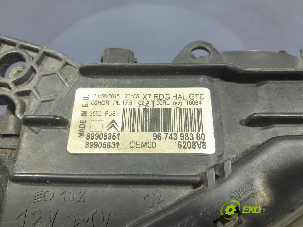 Citroen C5 2015 světlo Levý: 9674398380