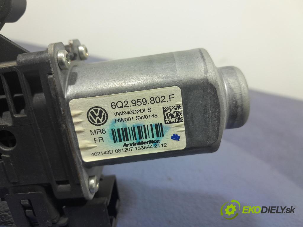 Vw Polo 2008 mechanizmus okna Okná: Predné Vľavo: 6Q2959802F