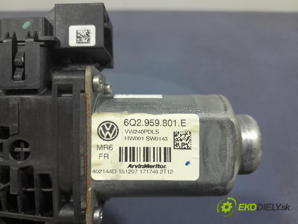 Vw Polo 2008 mechanizmus okna Okná: Predné v pravo: 6Q2959801E