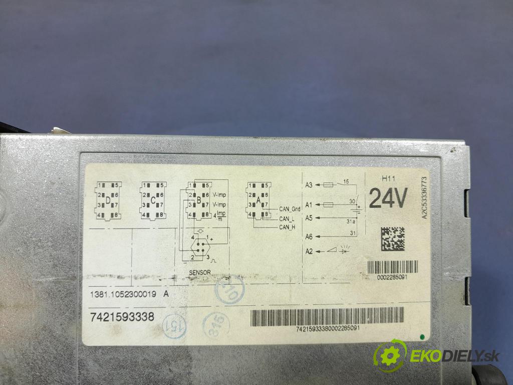 Renault Midlum 2011 řídící jednotka A2C53336773
