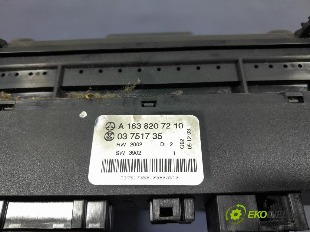 Mercedes ML-Klasa 2003 prepínač Okná: A1638207210