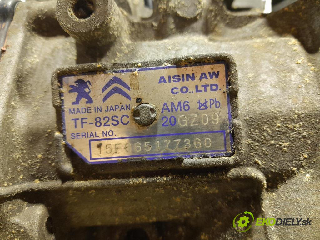Citroen C5 2015 prevodovka automatická 20GZ09