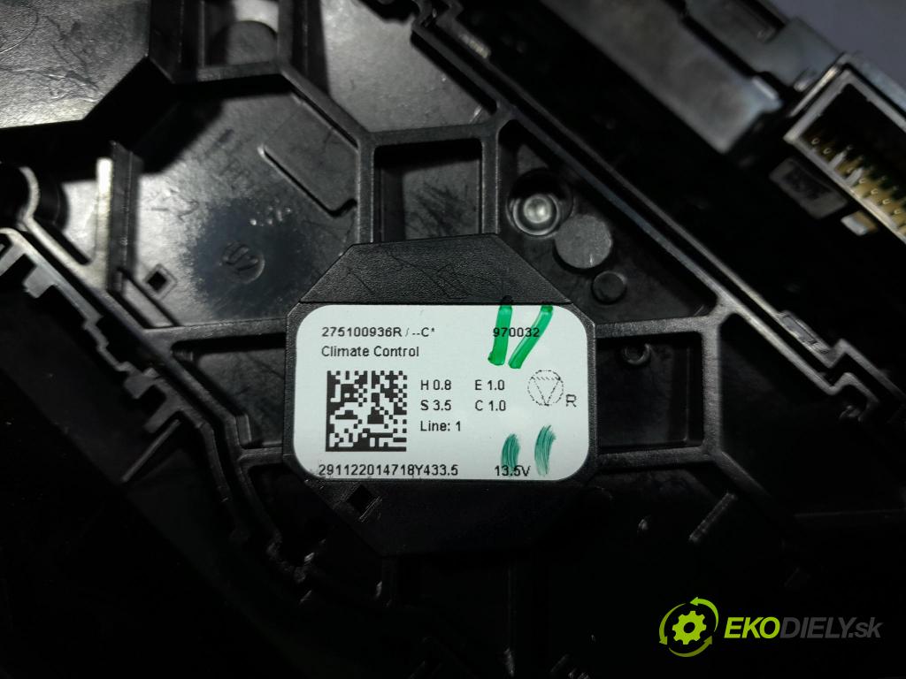 Renault Captur 2023 prepínač Klimatizácia: Prúd vzduchu: 283E87947R