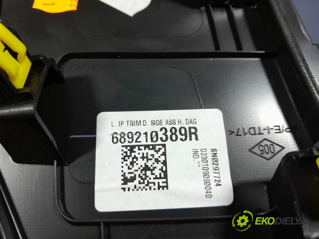 Renault Captur 2023 kryt Plast: Interiéry: 689210389R