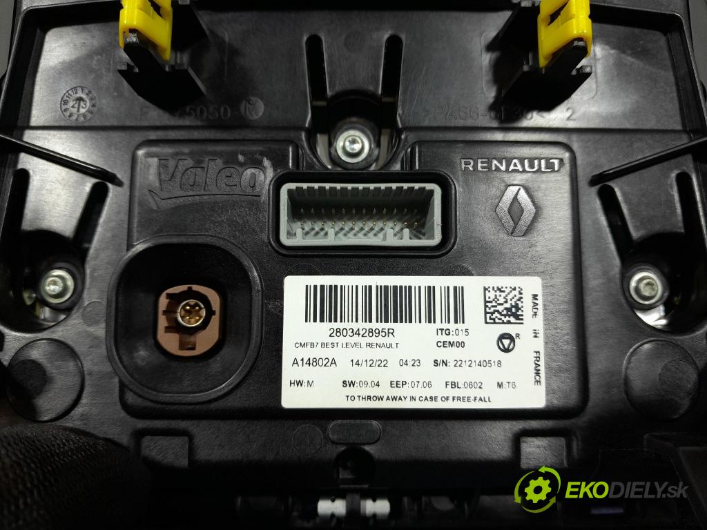 Renault Captur 2023 displej Radio / GPS 280342895R