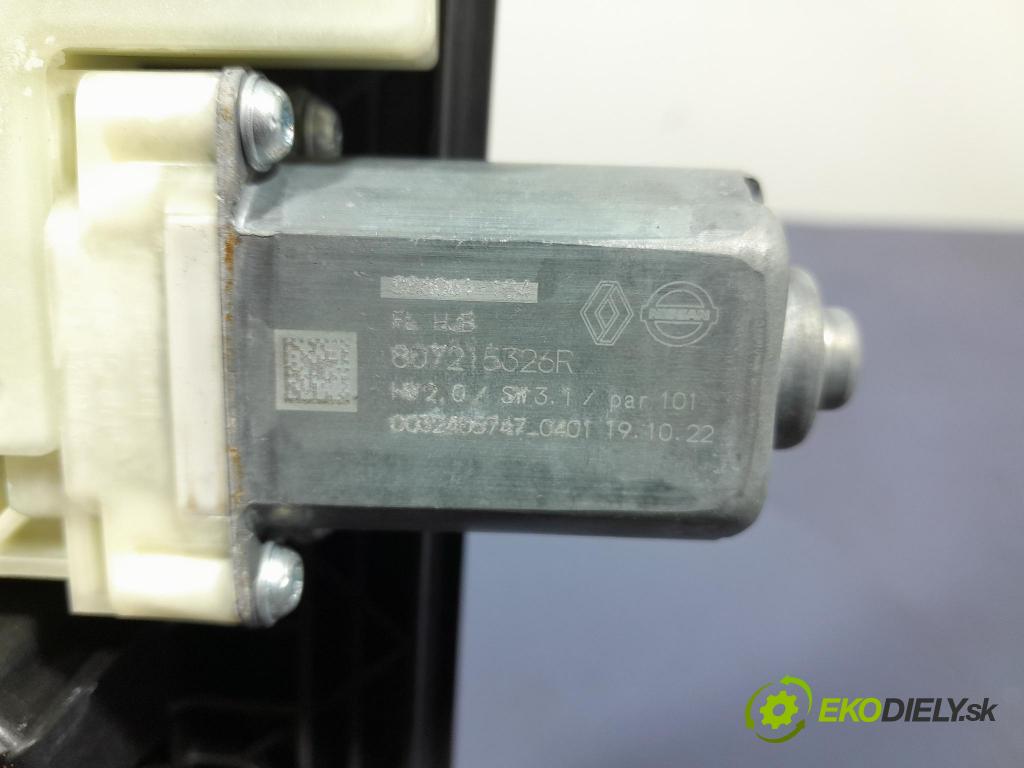 Renault Captur 2023 mechanizmus okna Okná: Predné Vľavo: 807215326R