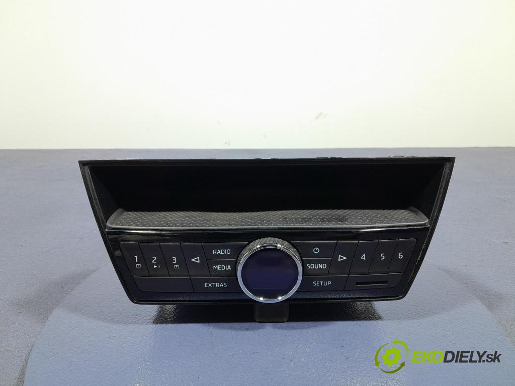 Skoda Fabia 2017 Radio I Navigácia: 6V0035872D