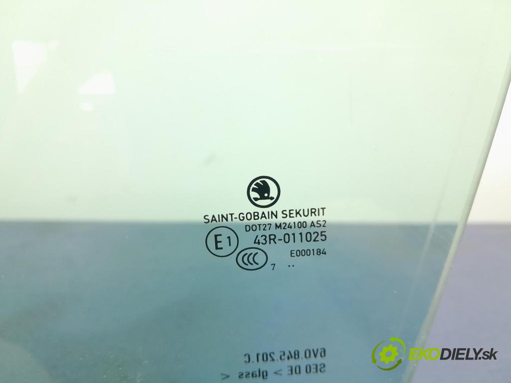 Skoda Fabia 2017 sklo dvere Predné ľavá 6V0845201C