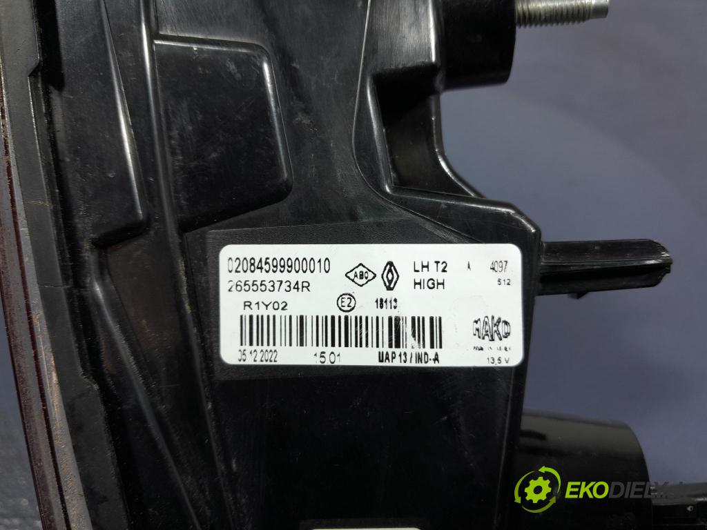 Renault Captur 2023 svetlo / reflektor zad ľavá Vnútri: 265553734R