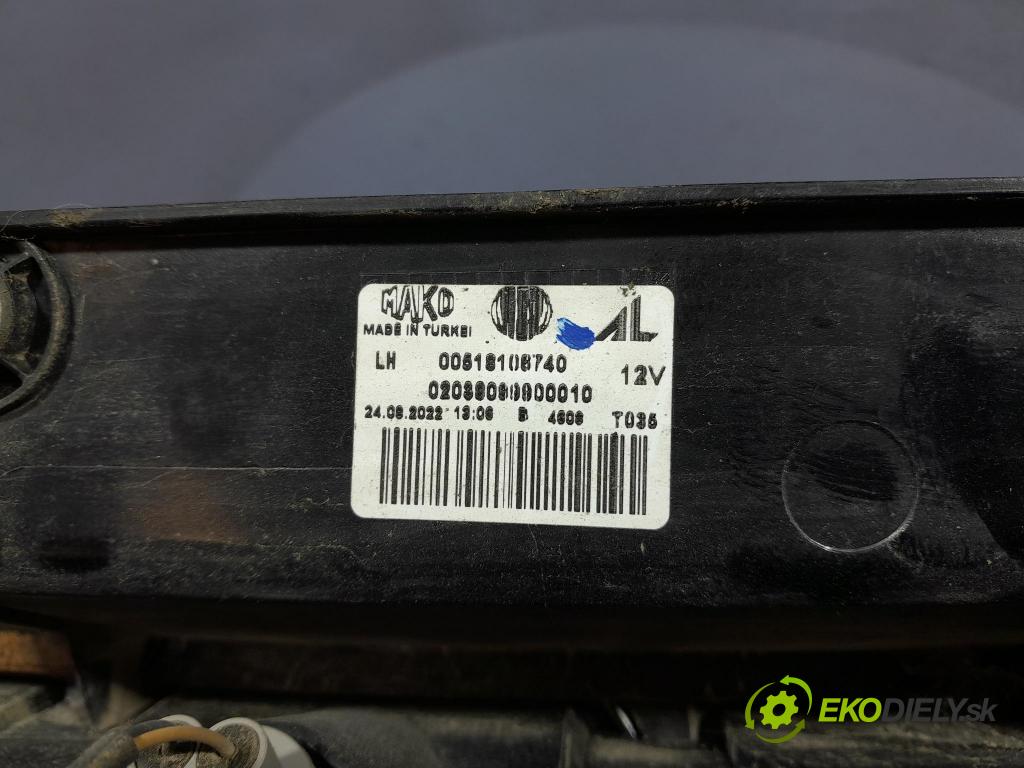 Fiat Doblo 2022 světlo Zad: levá Mimo: 00518108740