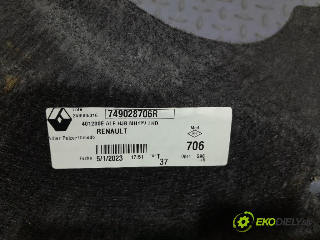 Renault Captur 2023 koberec do auta 749028706R