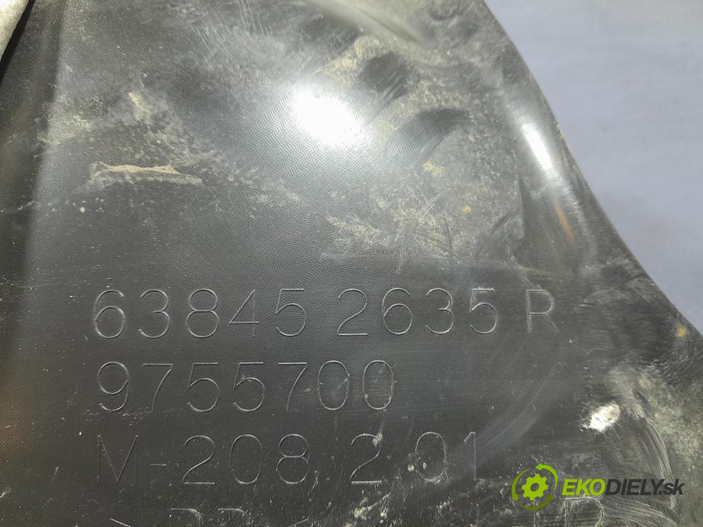 Renault Captur 2023 Blatník: Plastové: Predné 638452635R