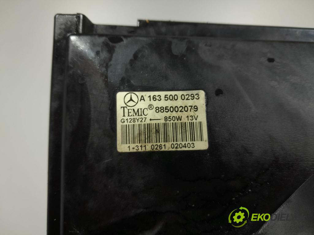 Mercedes ML-Klasa 2003 Ventilátor Chladič: A1635000293