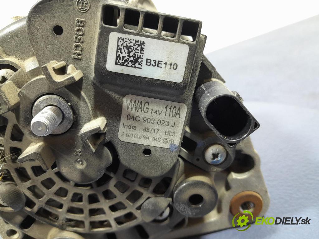 Skoda Fabia 2017 Alternator 04C903023J
