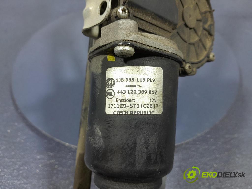 Skoda Fabia 2017 mechanizmus motor: Stierače: Predné 5JB955113