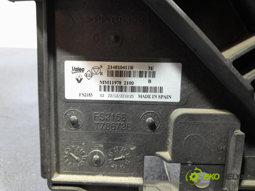 Renault Captur 2023 Ventilátor Chladič: 214810411R