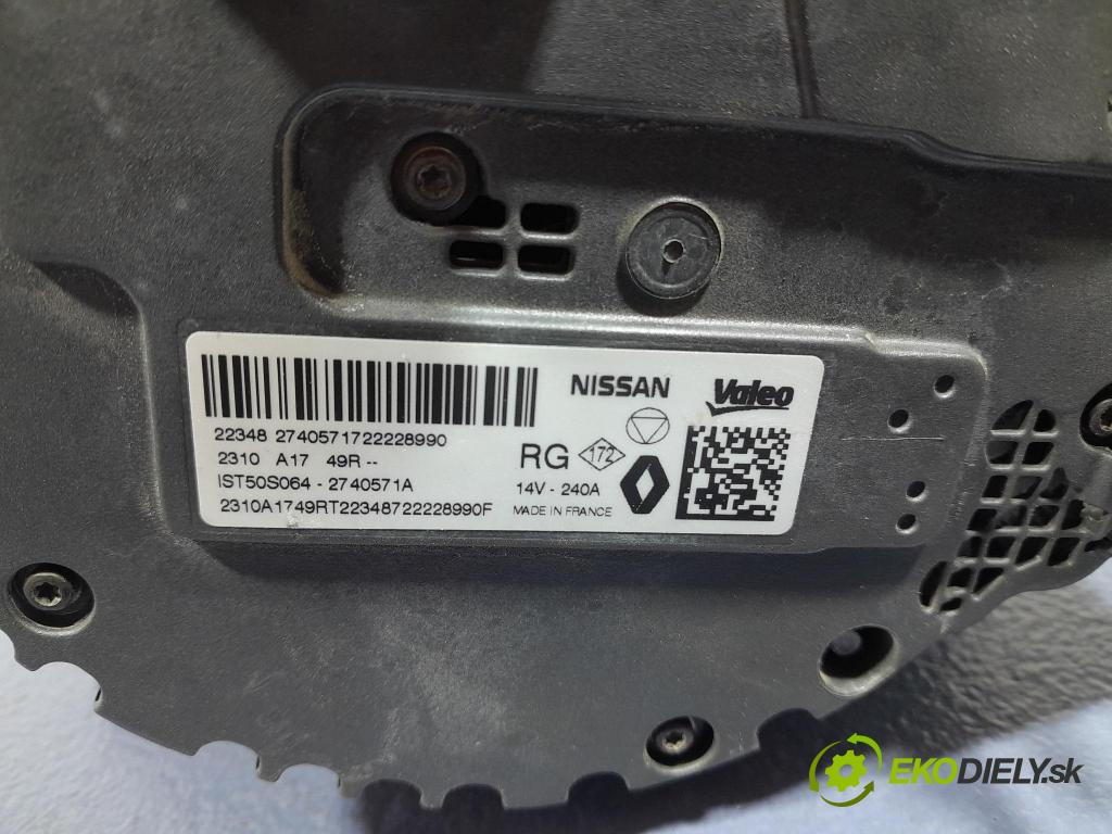 Renault Captur 2023 Alternator 2310A1749R