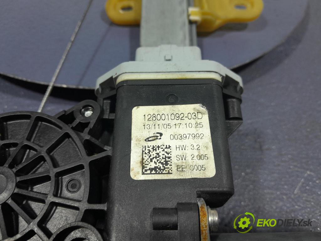 Renault Captur 2014 mechanizmus okna Okná: Predné Vľavo: 128001092
