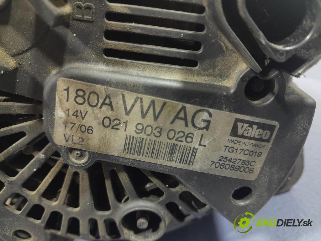 Vw Passat 2006 Alternator 021903026L