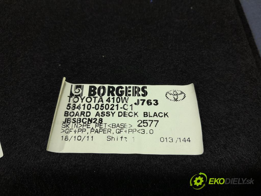 Toyota Avensis 2011 koberec do auta 58410-05021-C1