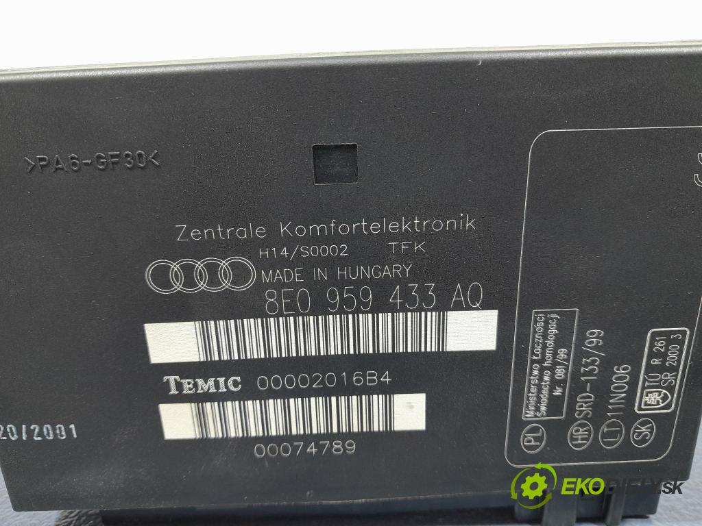 Audi A4 2001 riadiaca jednotka Komfortu 8E0959433AQ