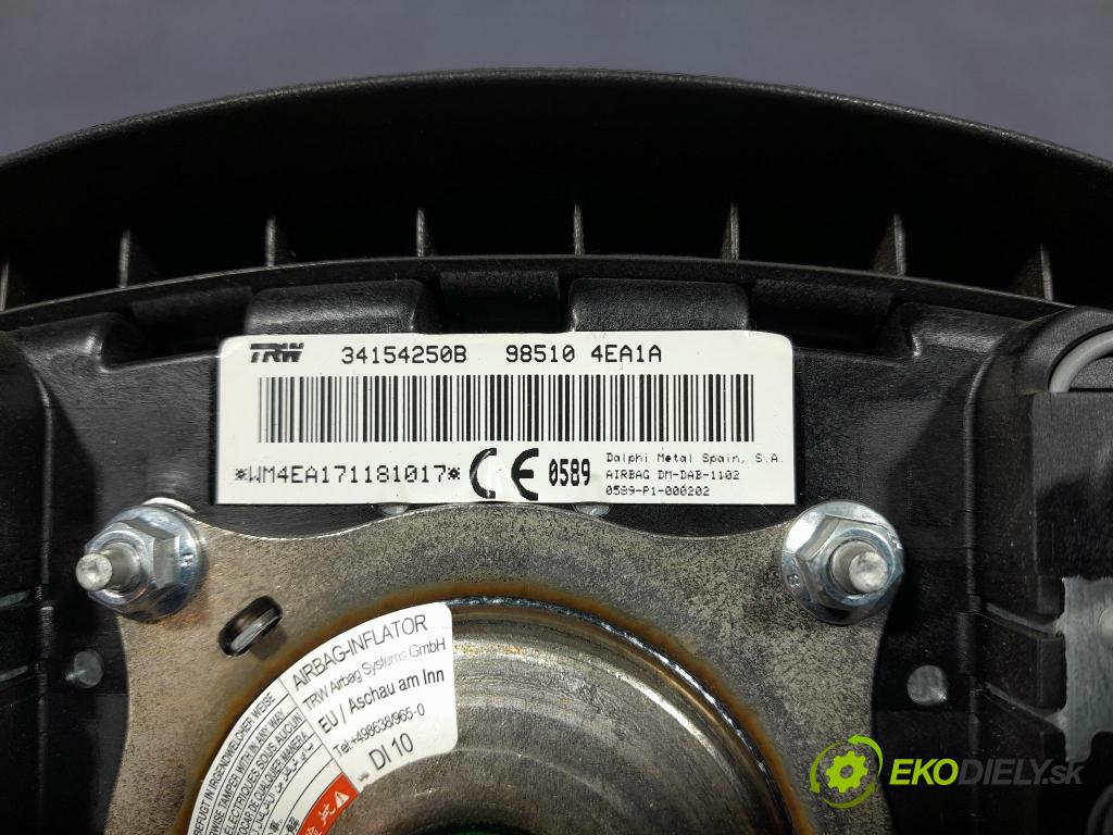 Nissan Qashqai 2017 Airbag: Řidiči: x 985104EA1A