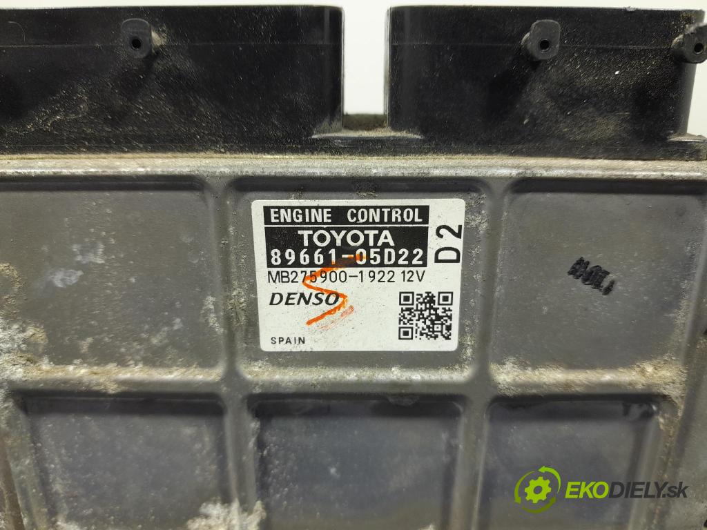 Toyota Avensis 2011 riadiaca jednotka Motor: 89661-05D22