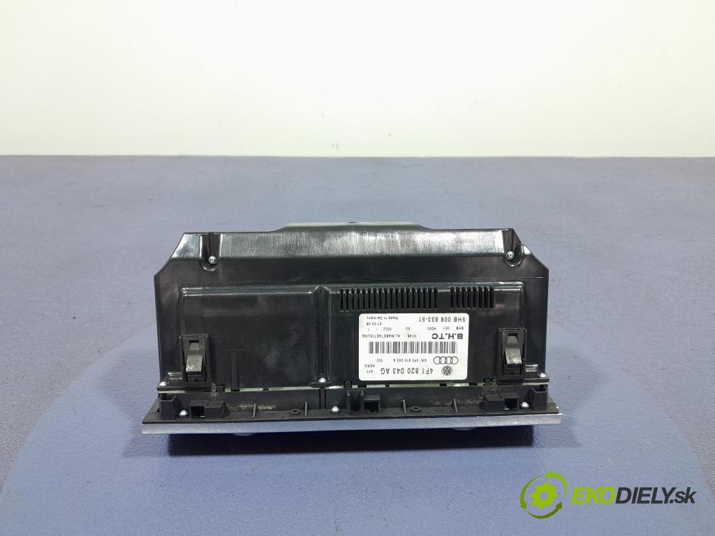 Audi A6 2008 prepínač Klimatizácia: Prúd vzduchu: 4F1820043AG