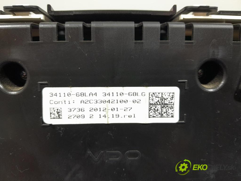 Suzuki Swift 2012 Přístrojová deska 34110-68LG