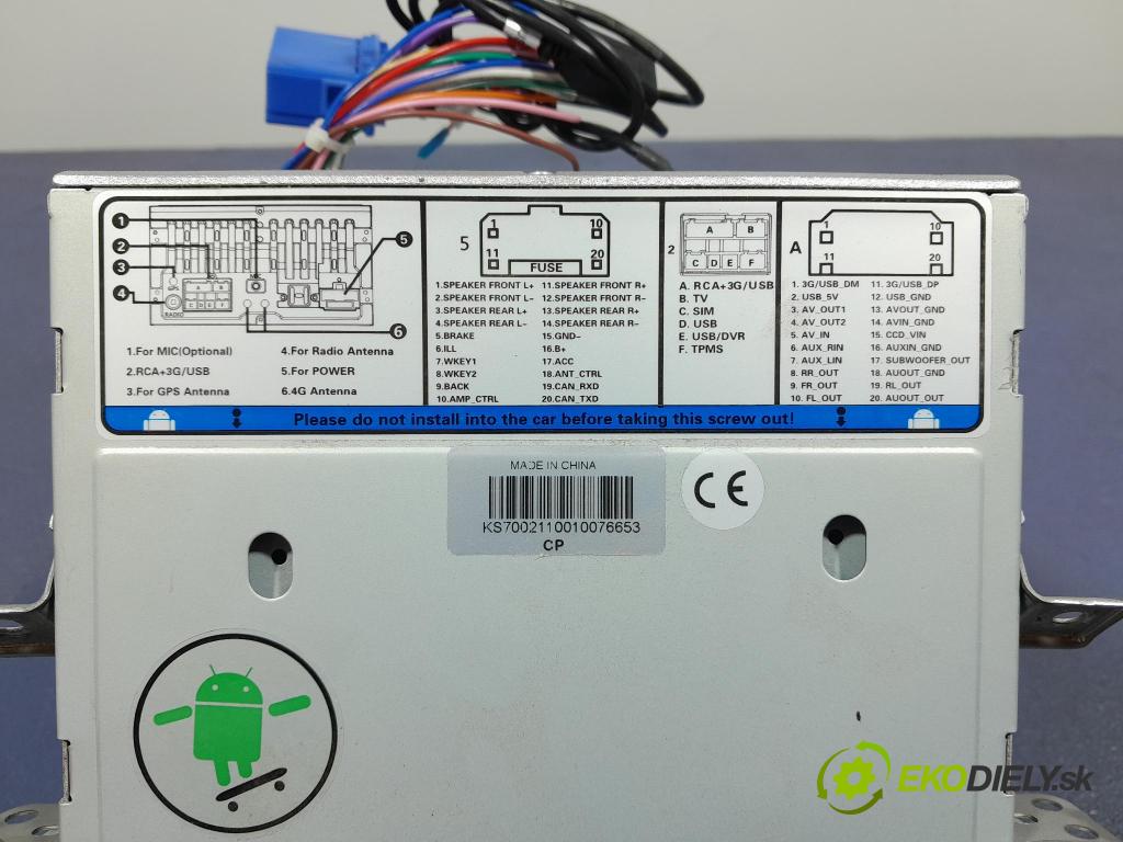 Suzuki Swift 2012 Radio I Navigace: 