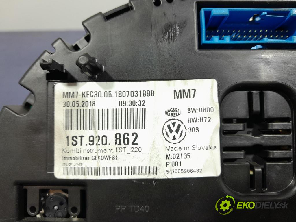 Skoda Citigo 2018 prístrojovka/ budíky 1ST920862