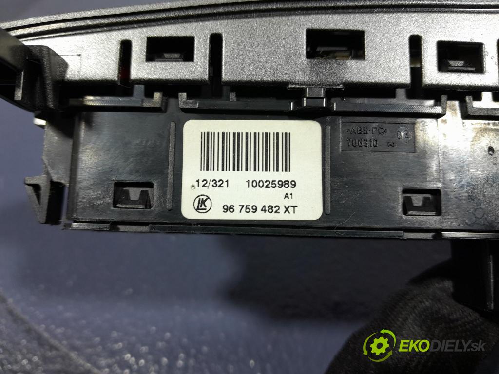 Peugeot 308 2012 Přepínač Světel: Nouzový 96759482XT