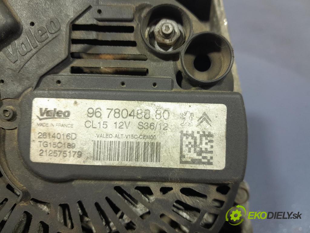 Peugeot 308 2012 Alternator 9678048880