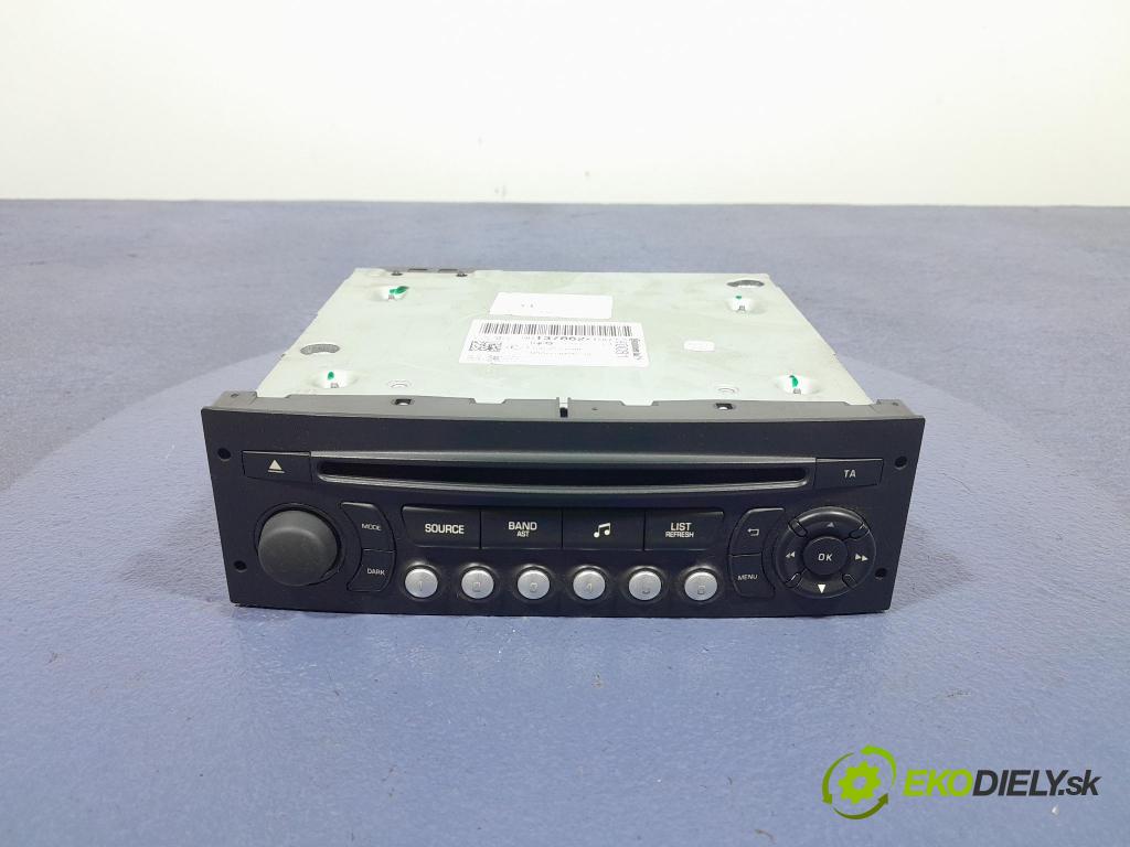 Peugeot Partner 2018 Radio I Navigácia: 98137862XT00