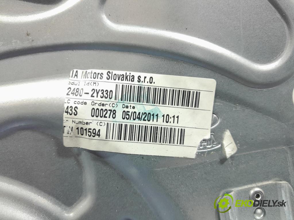 Hyundai Ix35 2011 mechanizmus okna Okná: Predné v pravo: 82480-2Y330