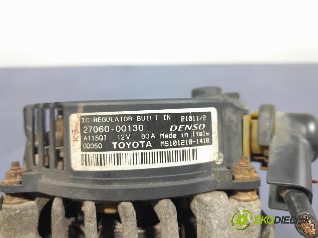 Toyota Aygo 2011 Alternator 27060-0Q130