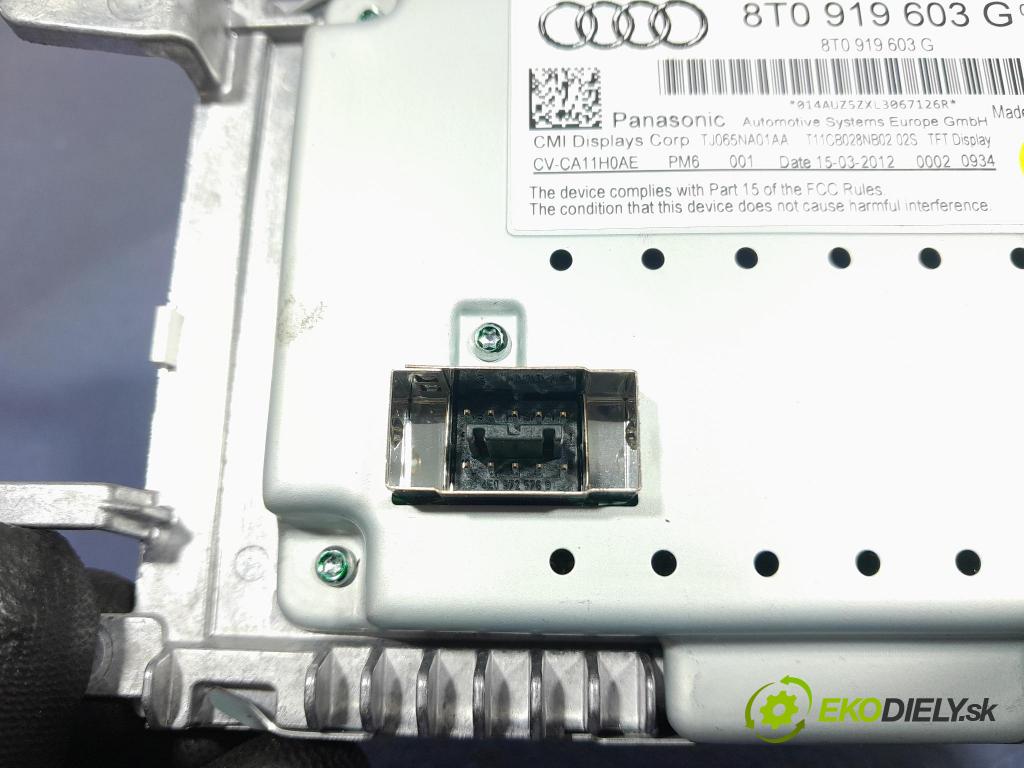 Audi A4 2012 Zobrazit: Rádio: / GPS 8T0919603G