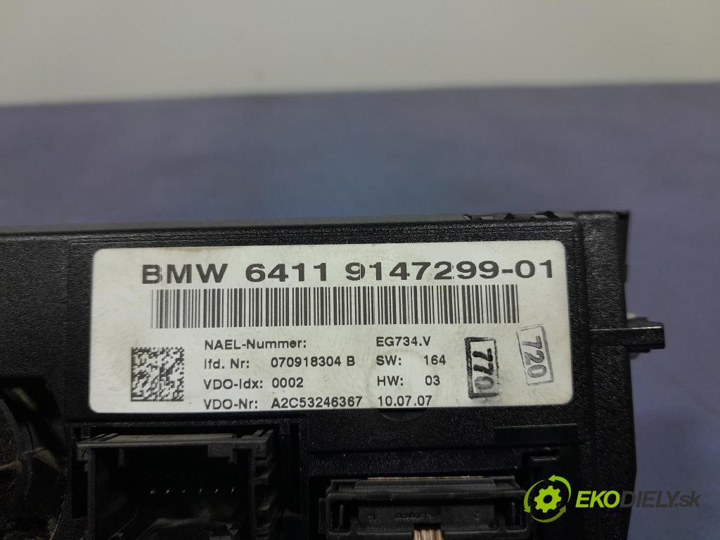 Bmw Seria 1 2007 prepínač Klimatizácia: Prúd vzduchu: 9147299
