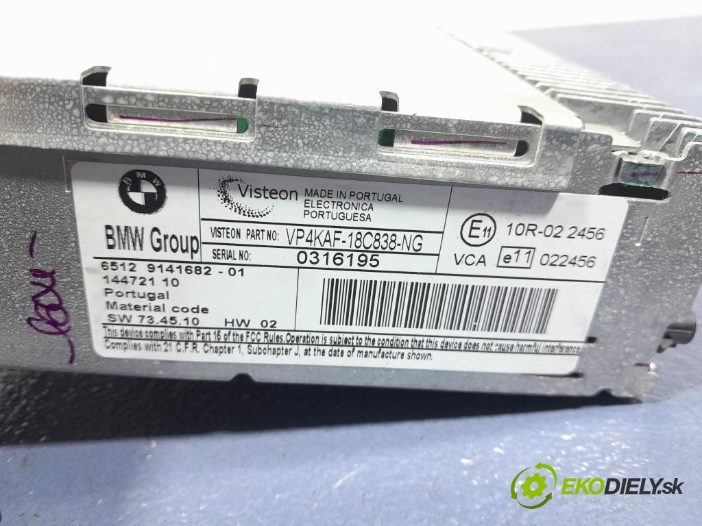 Bmw Seria 1 2007 Radio I Navigácia: 9141682