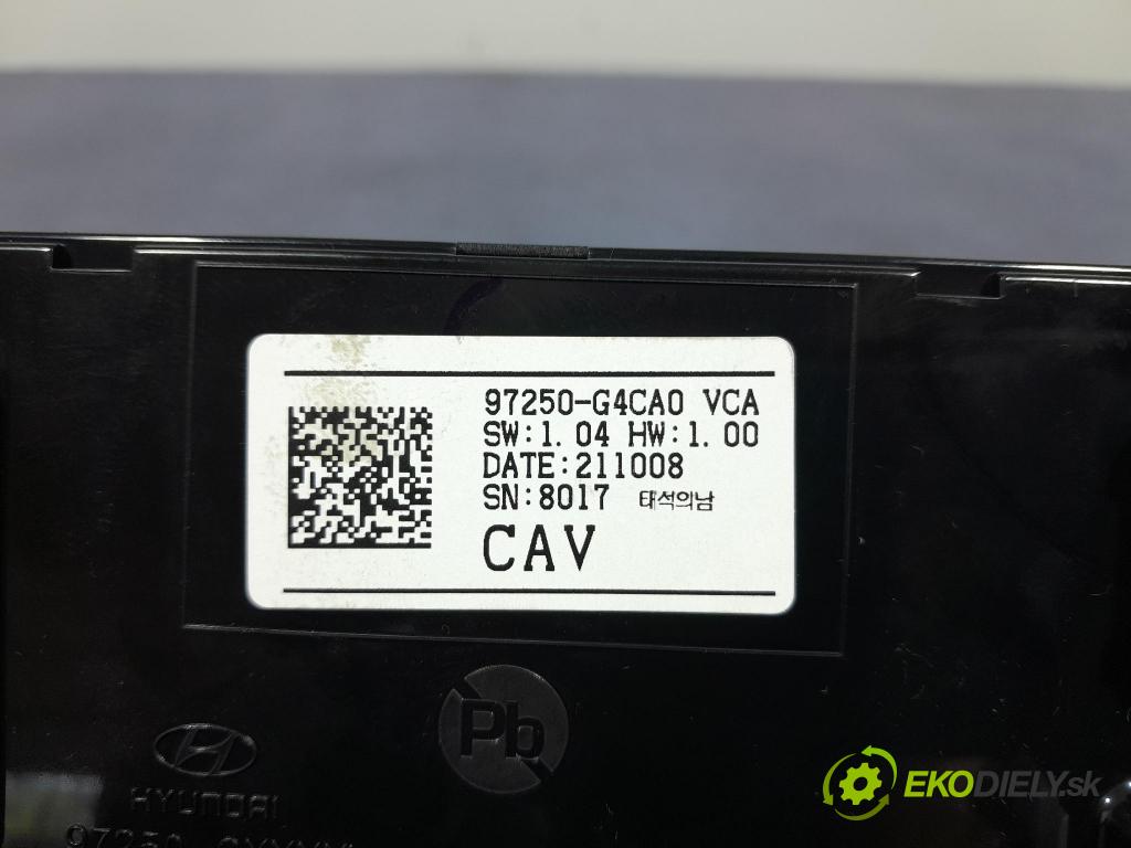 Hyundai I30 2021 prepínač Klimatizácia: Prúd vzduchu: 97250-G4CA0