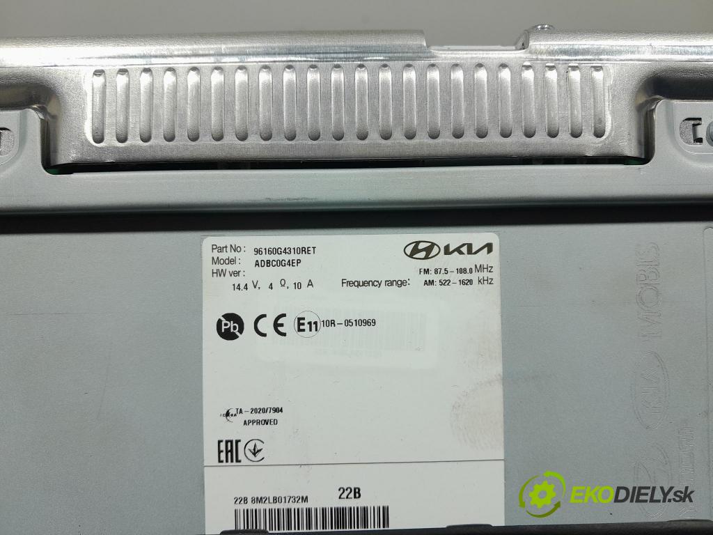 Hyundai I30 2021 Radio I Navigácia: 96160-G4310