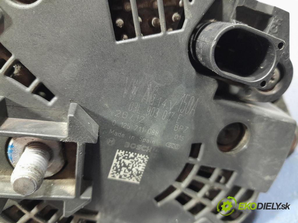 Audi A4 2012 Alternator 03L903017E