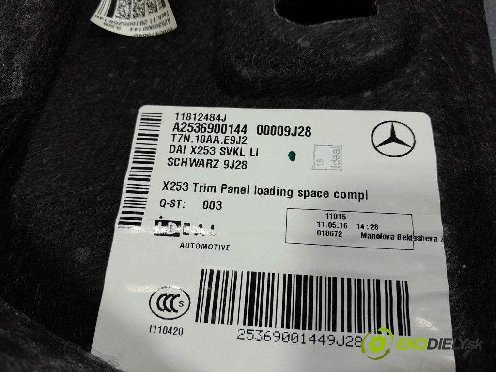 Mercedes Glc-klasa 2016 Čalounictví: kufra: A2536900144