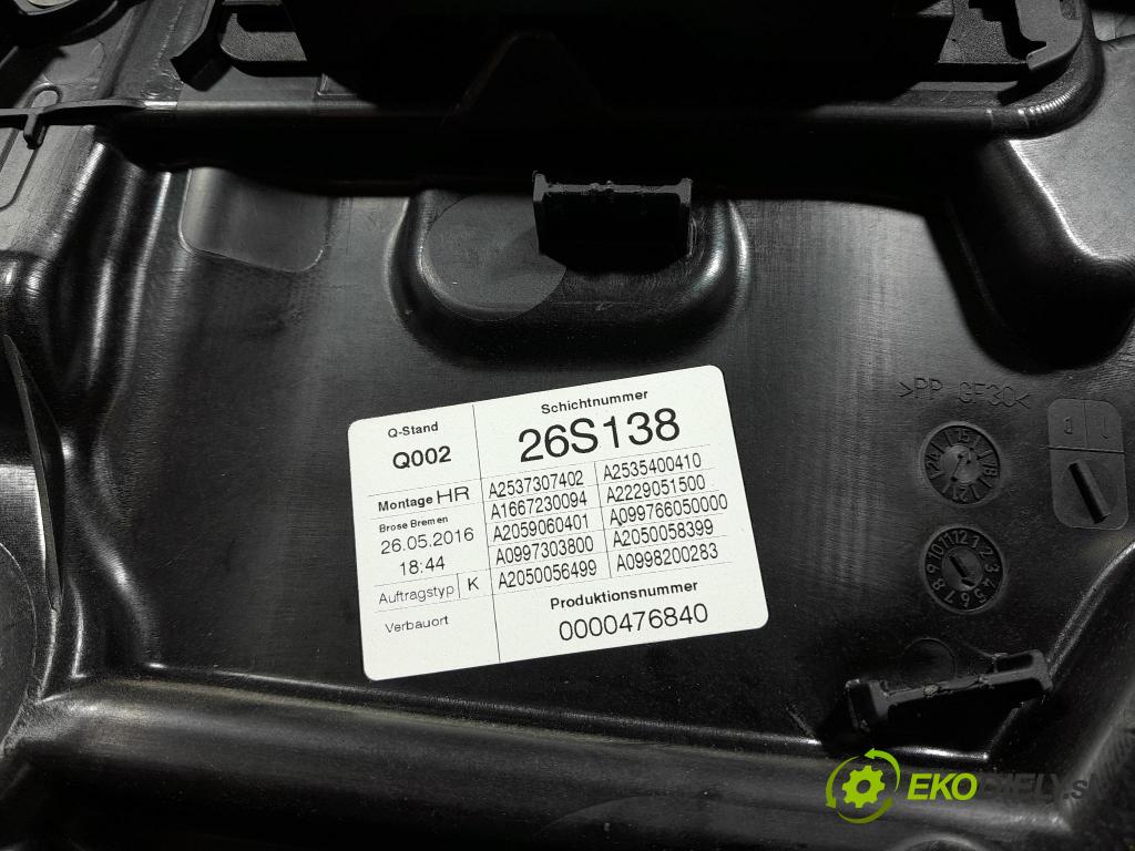Mercedes Glc-klasa 2016 mechanizmus okna Okná: zad v pravo: C17761-105