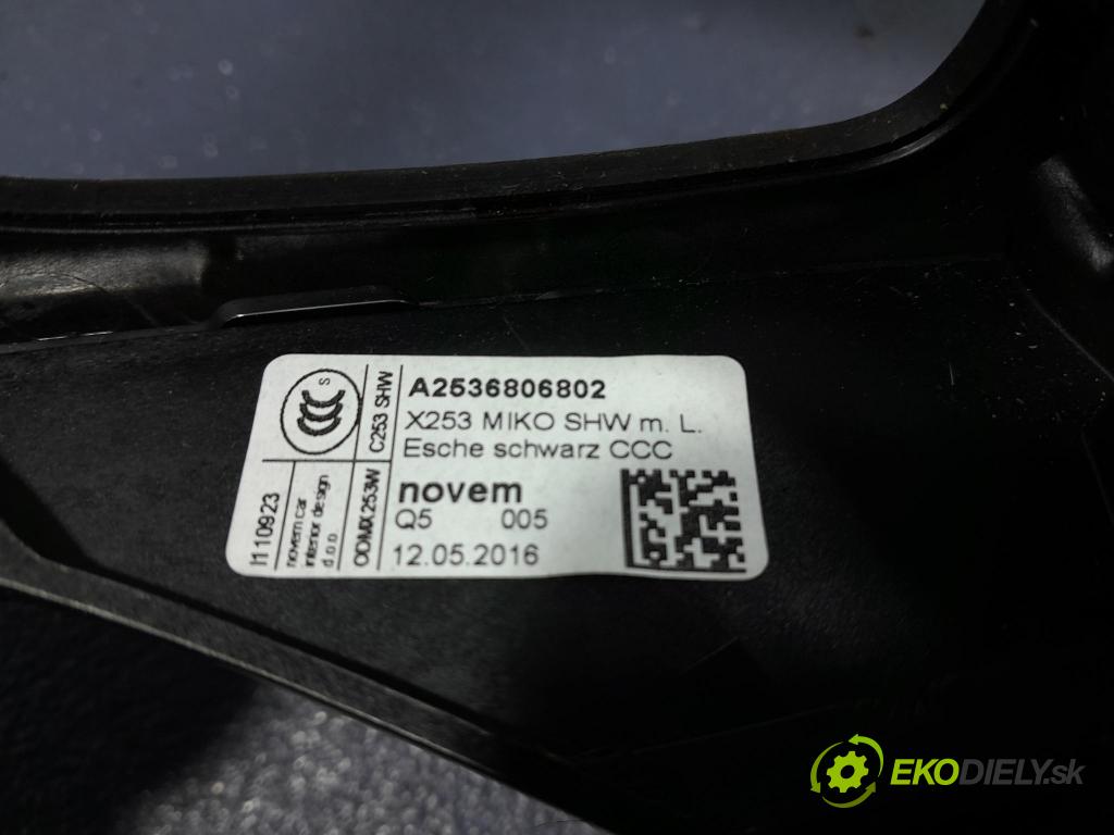 Mercedes Glc-klasa 2016 lišta Dekoratívne: Vnútri: A2536806802