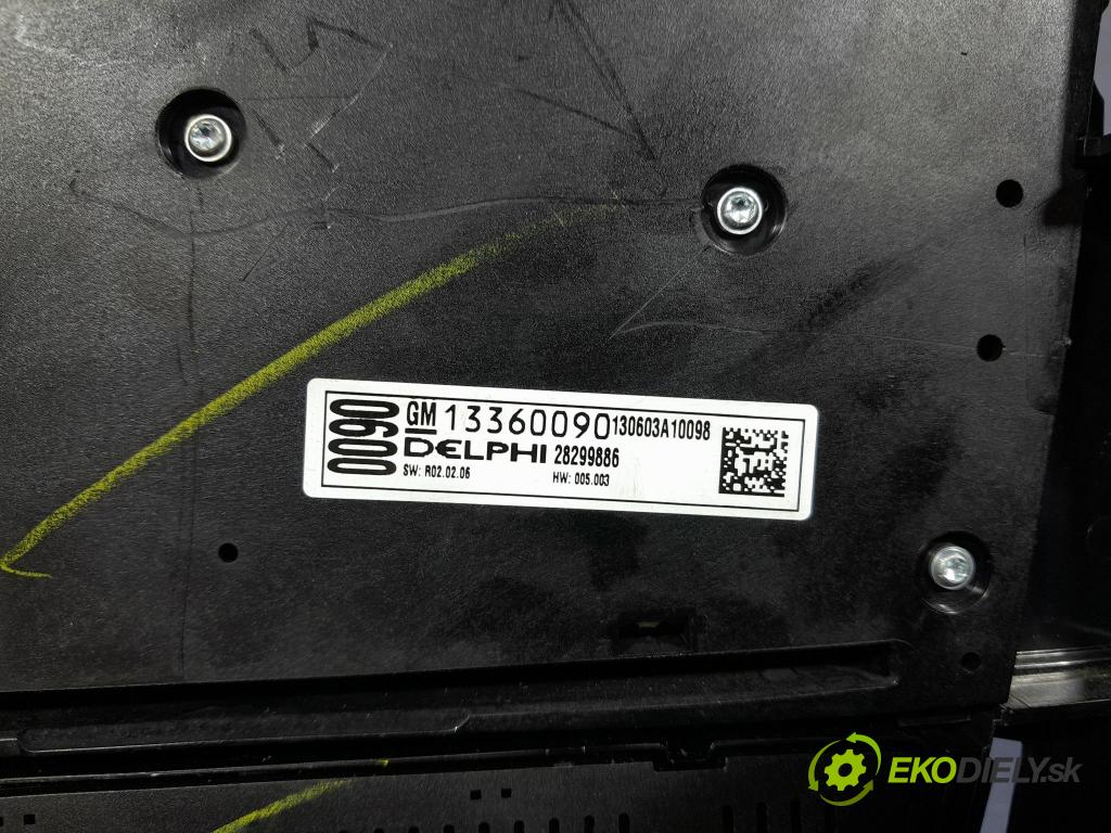 Opel Astra 2013 prepínač Rádio: Navigacia: 13360090