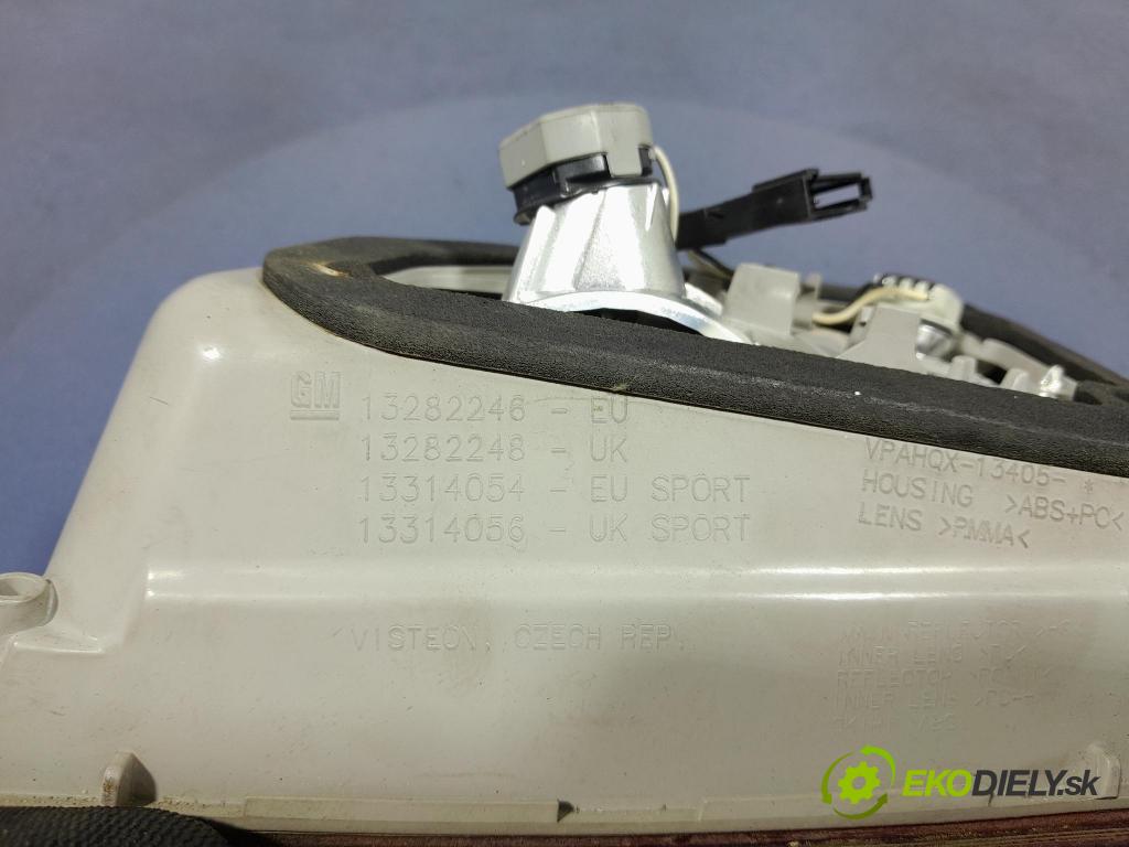 Opel Astra 2013 svetlo / reflektor zad ľavá Vnútri: 13282246