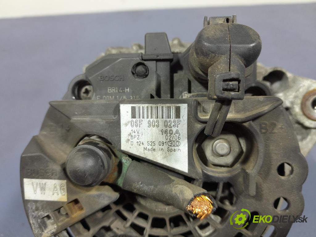 Vw Touran 2006 Alternator 06F903023F