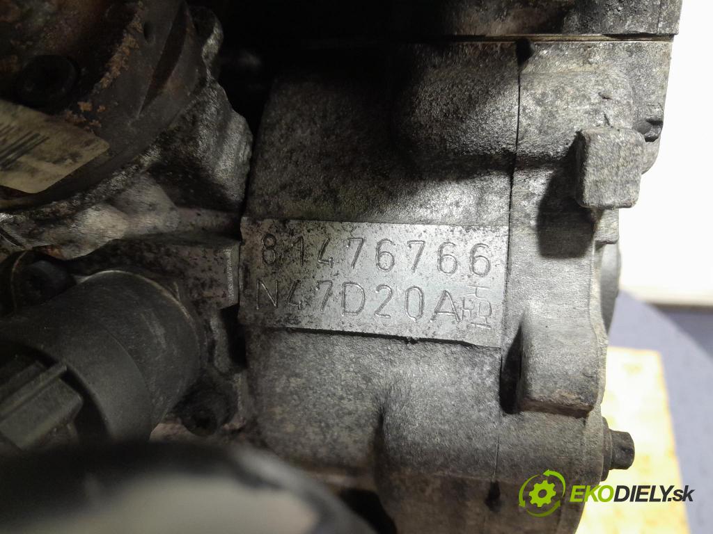 Bmw Seria 1 2007 motor Diesel: N47D20A