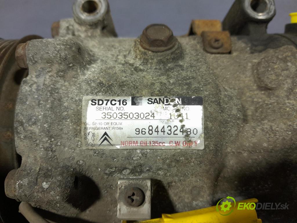 Peugeot 5008 2010 Kompresor: Klimatizace: 9684432480